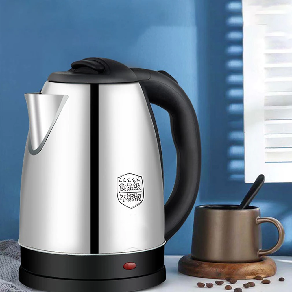 2L 1500W Stainless Steel Energy-efficient Anti-dry Protection Heating underpan Electric Automatic Cut Off Jug Kettle 220V